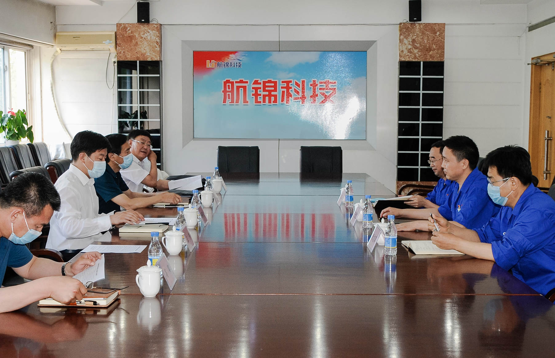 葫芦岛市委常委 市委副书记杨军生来博猫游戏科技调研